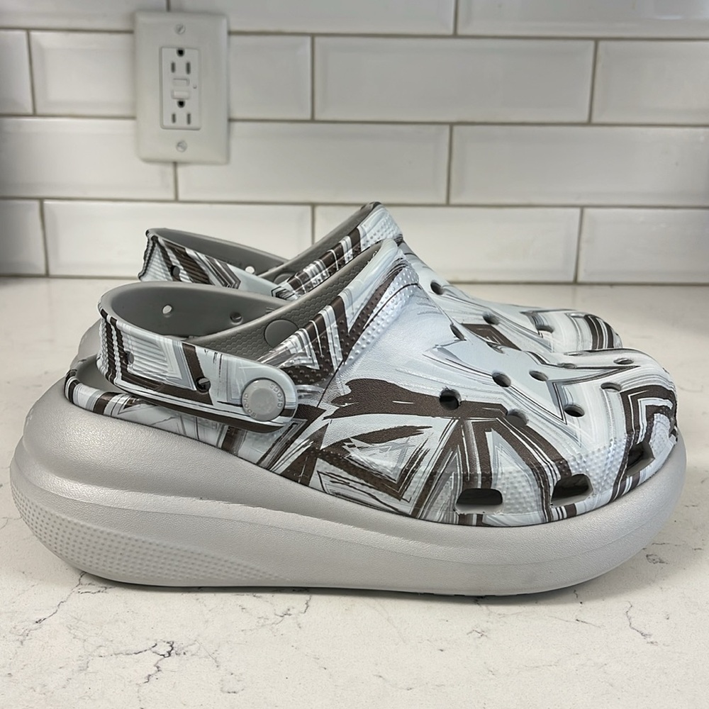 Crocs Classic Crush Disco Clog Platform 208121-0ZT Size 8 - Picture 13 of 17